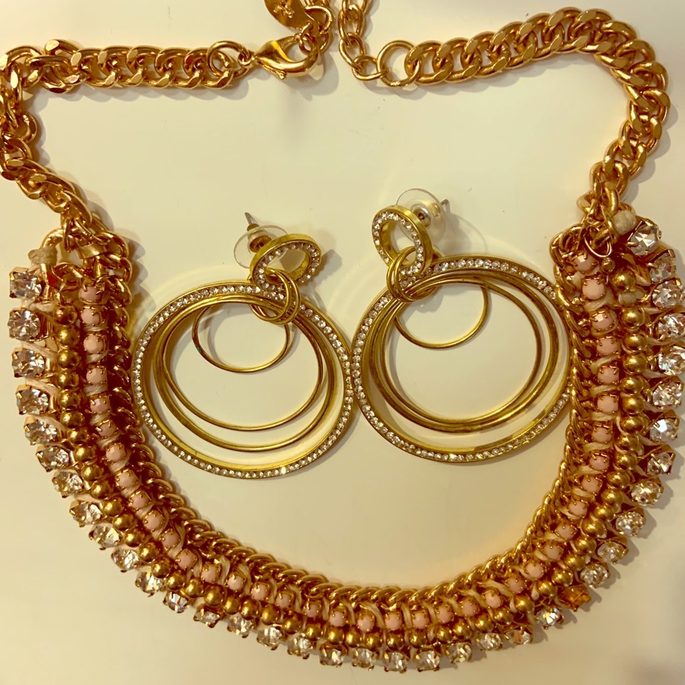 1 Set of Earrings with Matching neckless